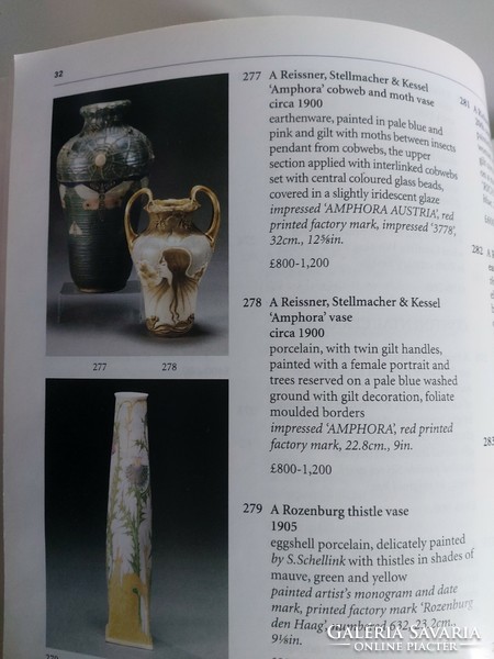 Gyönyörű tárgyakkal (Lalique, Daum Nancy, stb) Sotheby's iparművészeti katalógus kikiáltási árakkal