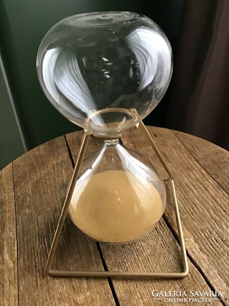 30-minute hourglass with stand
