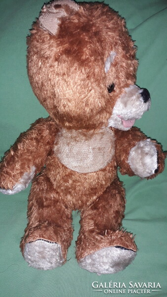Antique Africa and straw stuffed paper whistle hands feet head moving teddy bear 40cm as shown in pictures 2
