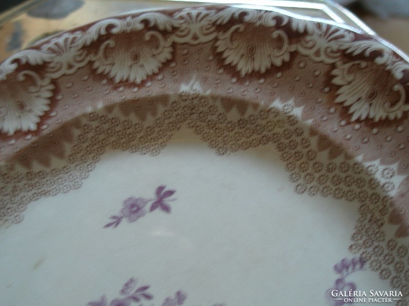 Old English earthenware cake plate