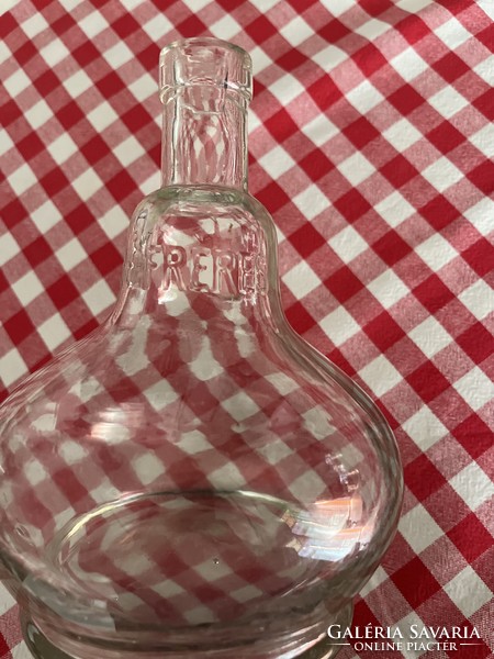 Old hobé frére transparent liqueur bottle