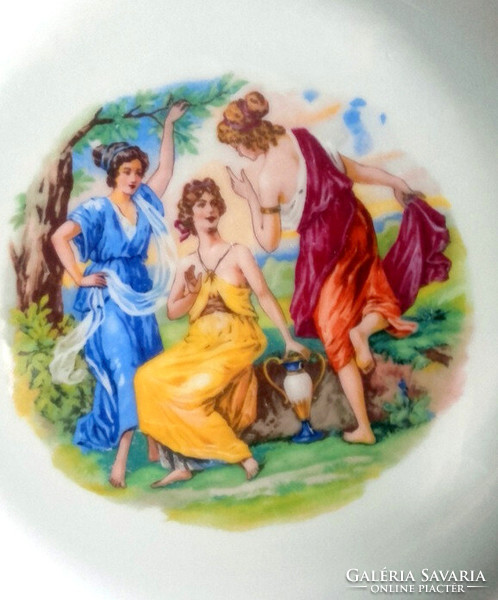 Cookie plate - aida - handgemalt - mythological present - art&decoration