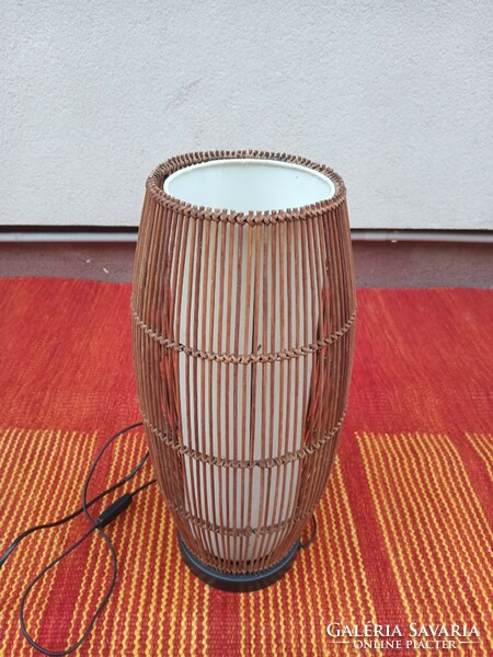 Rattan bambusz állólámpa. Alkudható.