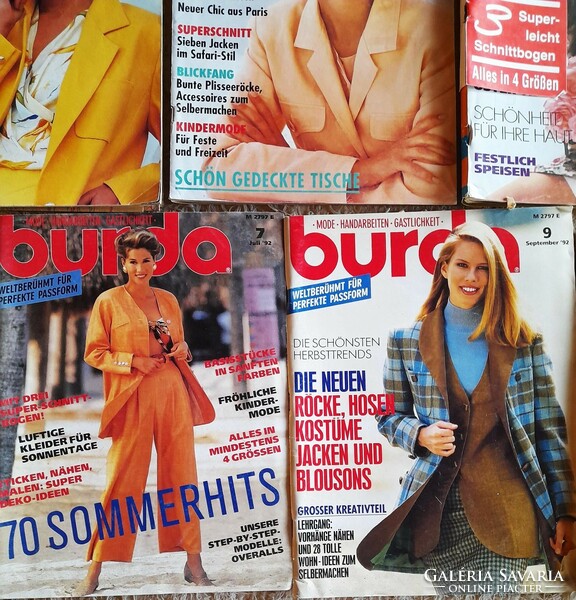 Burda 1991! With tailoring patterns