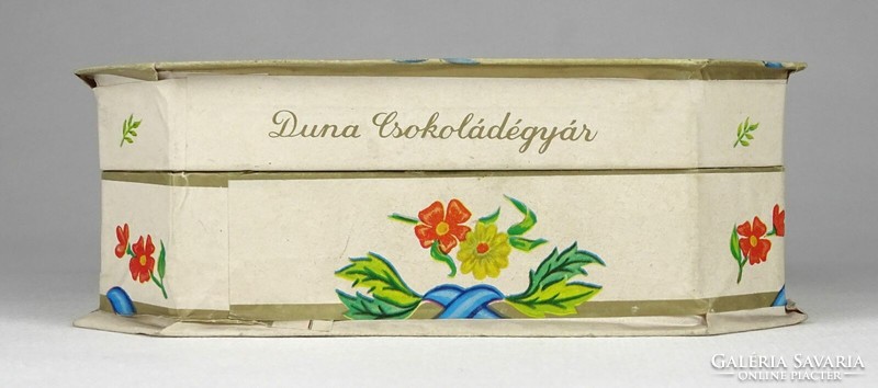 1Q448 Duna chocolate factory candy paper box 1980