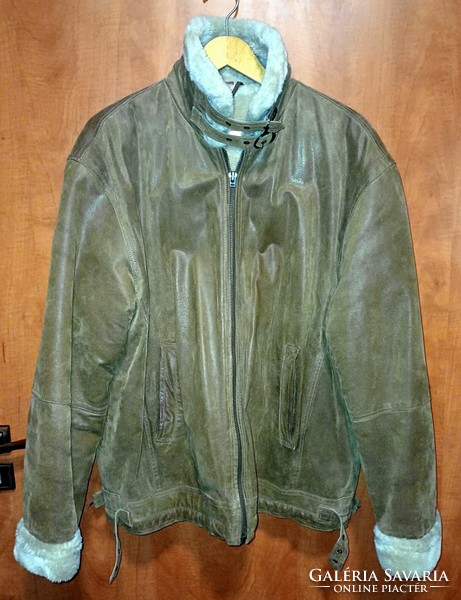 Montgomery leather jacket xxxl