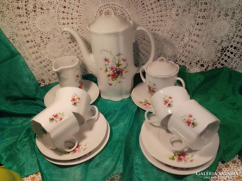 Porcelain coffee set..