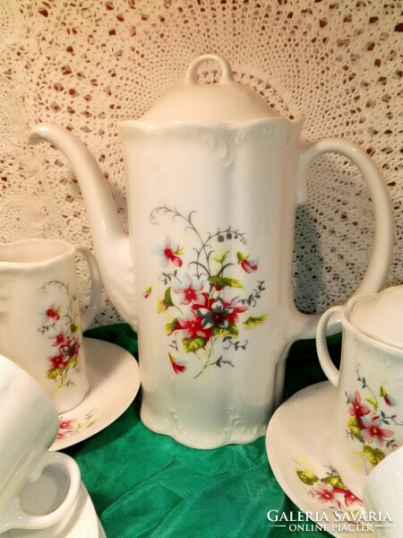 Porcelain coffee set..