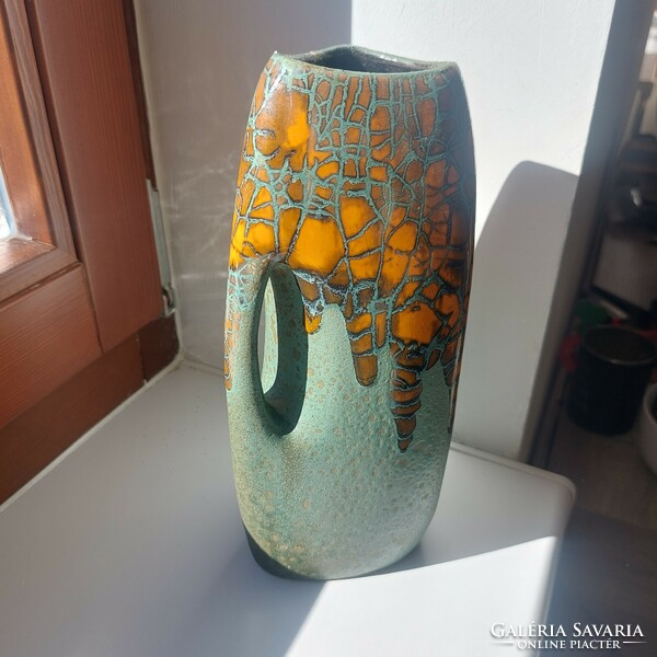Retro jelölt kerámia váza