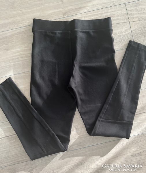 Calzedonia női leggings, fekete pamut sport nadrág M