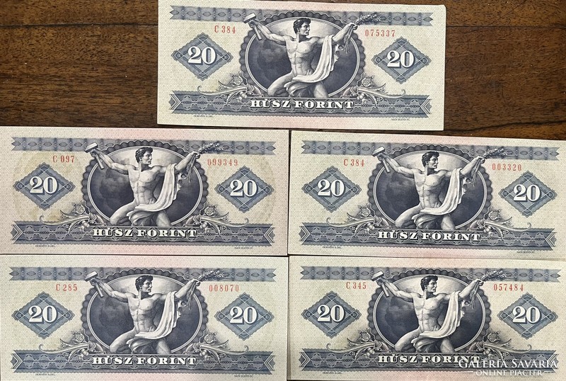 Old crispy 20 forints in beautiful condition!!