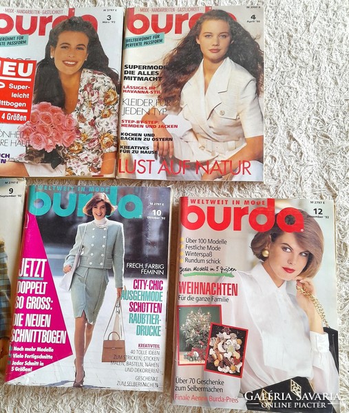 Burda 1991! With tailoring patterns