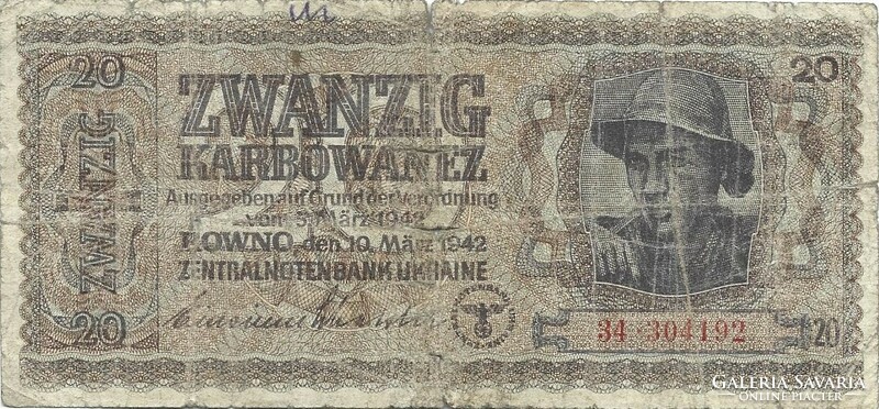 20 Karvowanez 1942 German occupation of Ukraine 1.