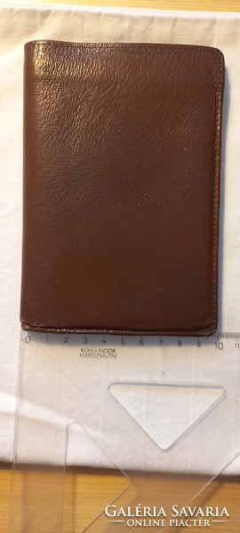 Retro brown leather men's wallet