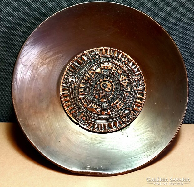 Ipa artist bronze bowl wall decoration vintage negotiable art deco design