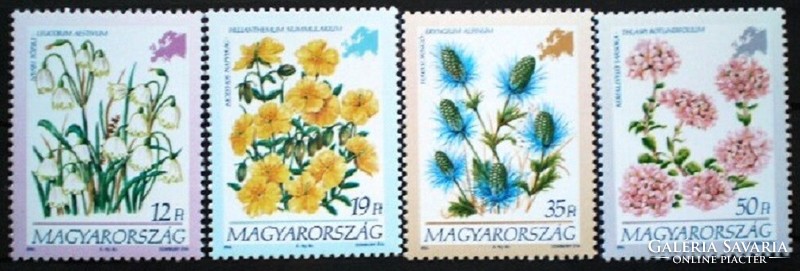 S4255-8 / 1994 Földrészek Virágai V. - Európa bélyegsor postatiszta