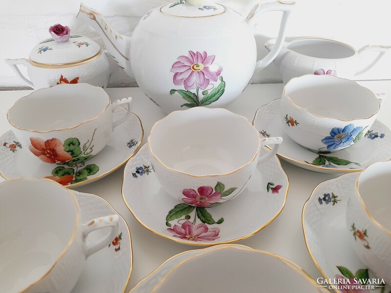 Herend floral tea set