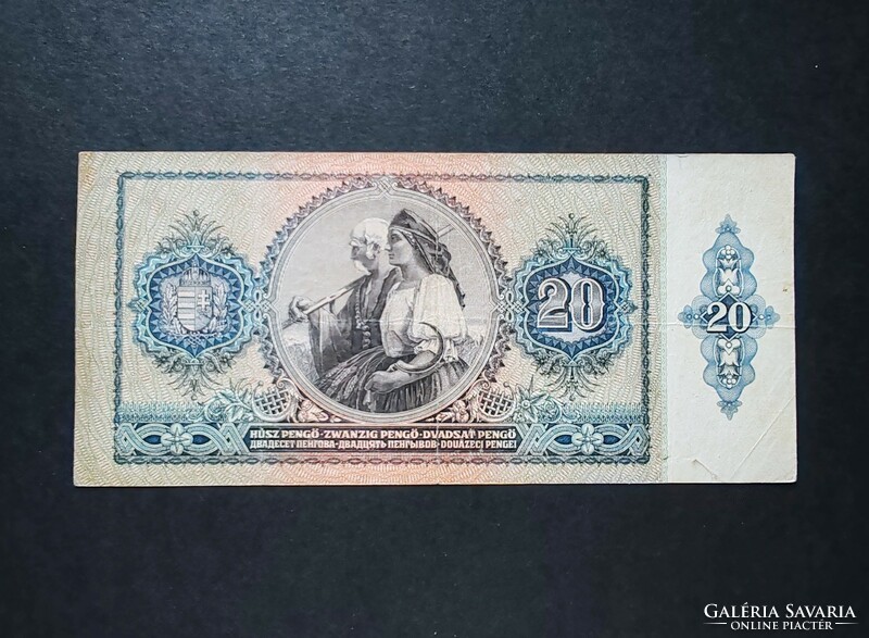 20 Pengő 1941, f+