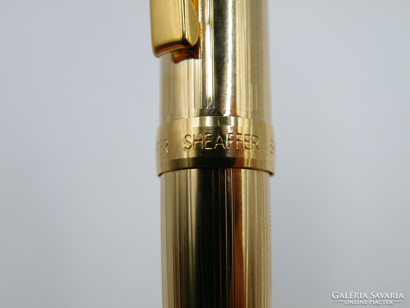 Uk0244 gilt sheaffer targa pen
