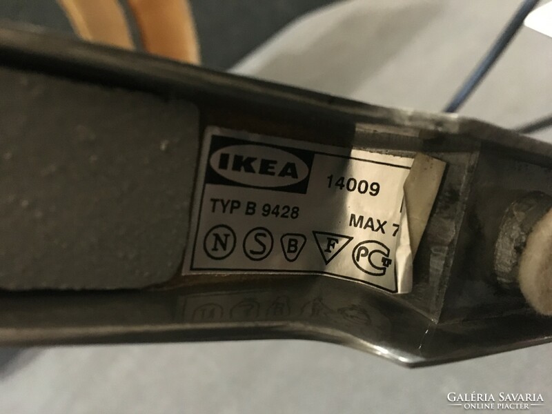 ALUMÍNIUM IKEA LÁMPA UJRAVEZETÉKELVE!   60 cm!!!!