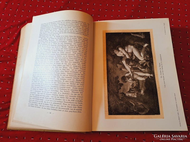 RRR!!! 1908  bibliofil  EDUARD FUCHS: GESCHICHTE DER EROTISCHE KUNST -Az erotikus művészet története