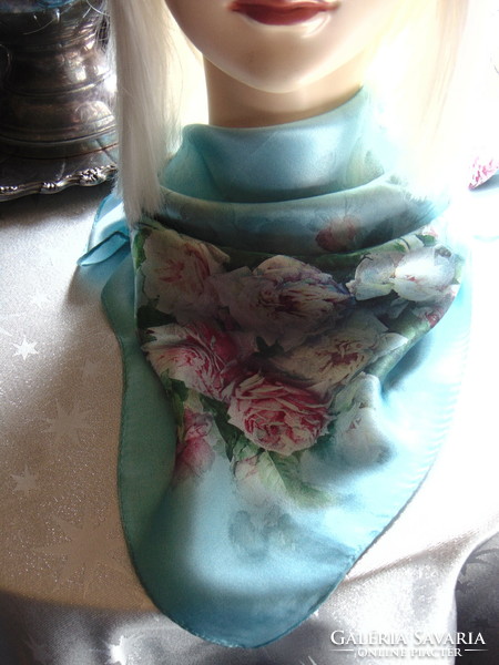 Dreamy pink scarf / 100% silk
