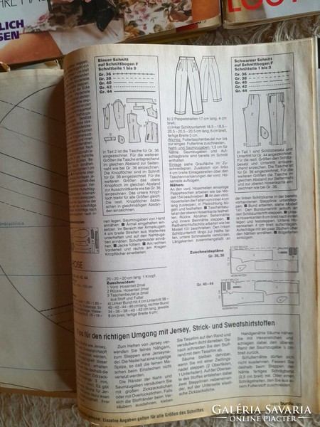 Burda 1991! With tailoring patterns