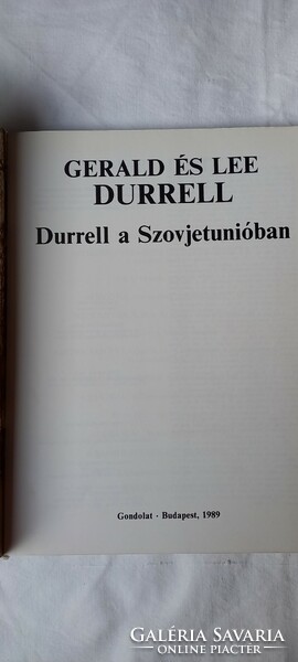 Durell a Szovjetunióban könyv 1989