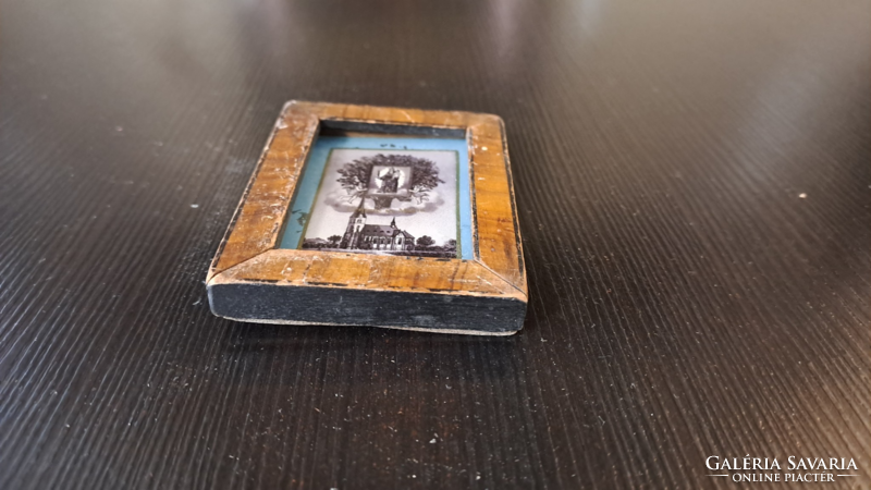 Antique holy image in a frame