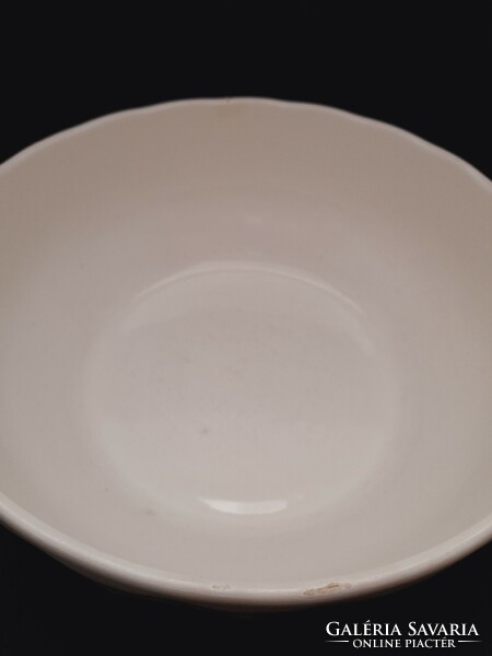 Fehér Gránit tál, pogácsástál, 24,5 cm