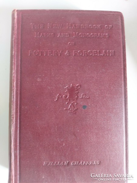 1914-es antik angol könyv gyűjtőknek -kerámia, porcelán jelzésekkel, Európa, Ázsia