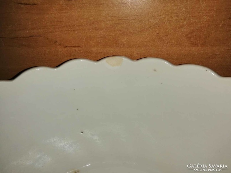 Mz porcelain Czechoslovak pearl bowl, coma bowl, offering, table centerpiece - 30.5 cm