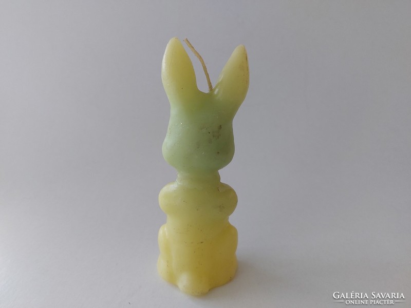 Retro gyertya húsvéti nyuszi alakú régi gyertya 14 cm