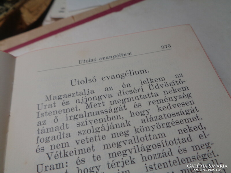 Prayer book, miracle-working saint Antal, listen 1931. Top condition 9 x 12 cm