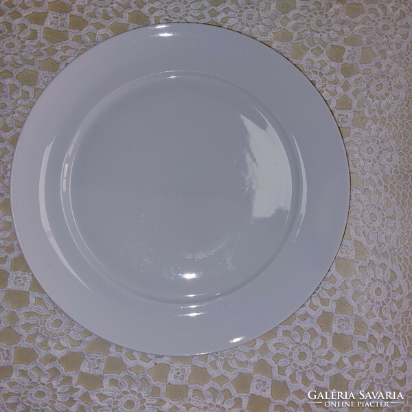 Alföldi fehér porcelán, kerek húsos tál, kínáló tál, asztalközép