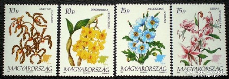 S4180-3 / 1993 Földrészek virágai IV. - Ázsia bélyegsor postatiszta