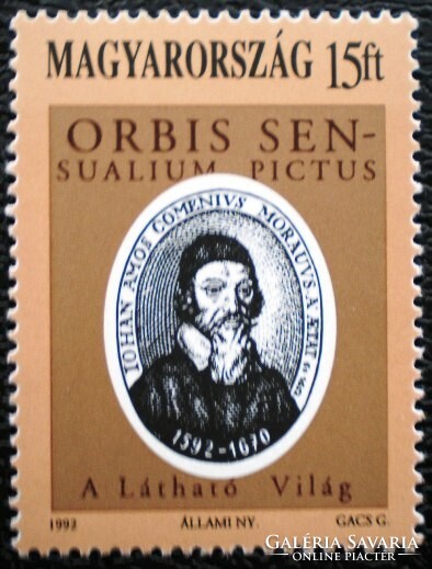 S4140 / 1992 Comenius bélyeg postatiszta