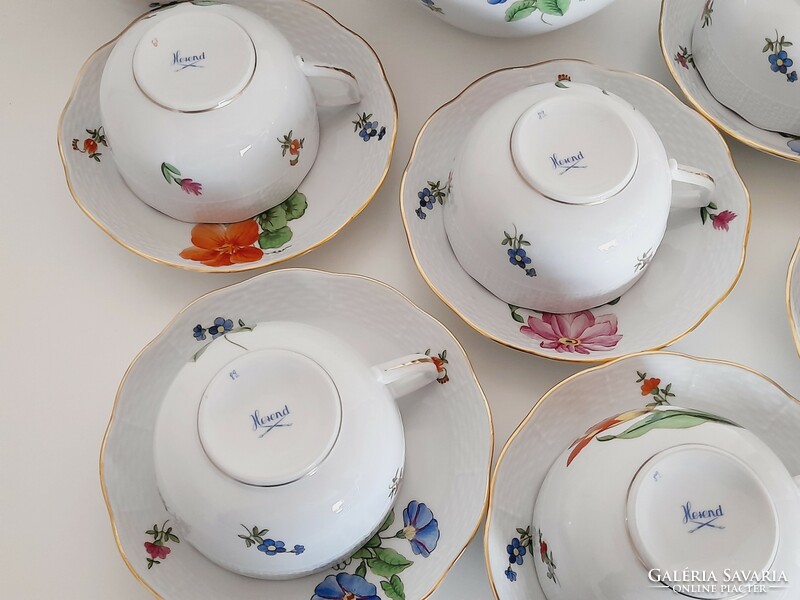 Herend floral tea set