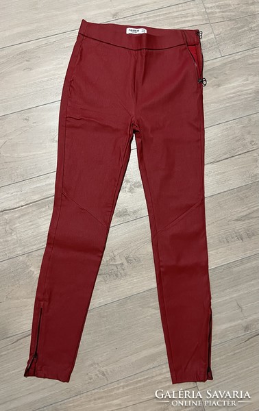 Pull & Bear leather effect women's pants, leggings 36 - new