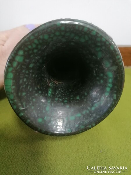 Gorka cracked glazed ceramic vase