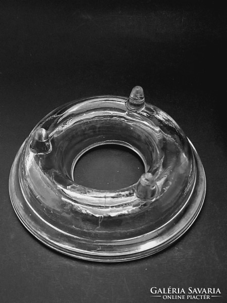 Régi légyfogó üveg, 2 részes, 17 cm