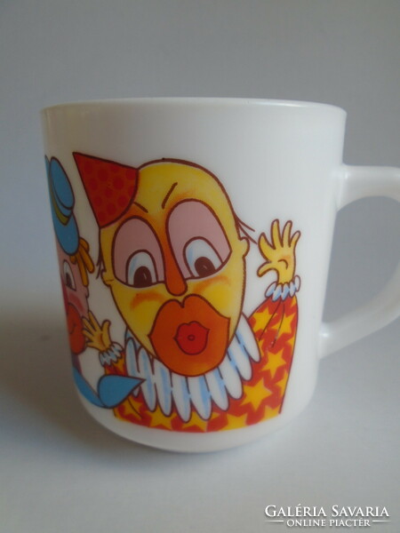 New clown porcelain mug.