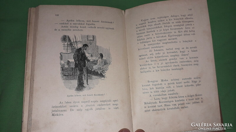 1906.Gaal Mózes - Nótás Katicza - RONGYOS MISKA TÖRTÉNETE könyv a képek szerint ATHENEUM