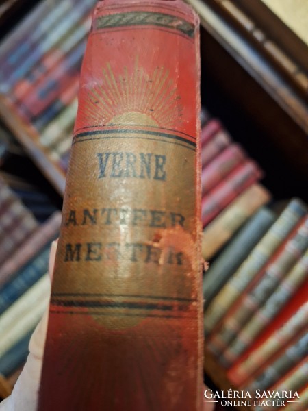 First Hungarian edition! 1895 Verne: The Wonderful Adventures of Master Antifer-Franklin-Beautiful!