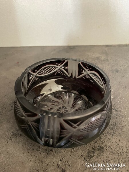 Crystal ashtrays