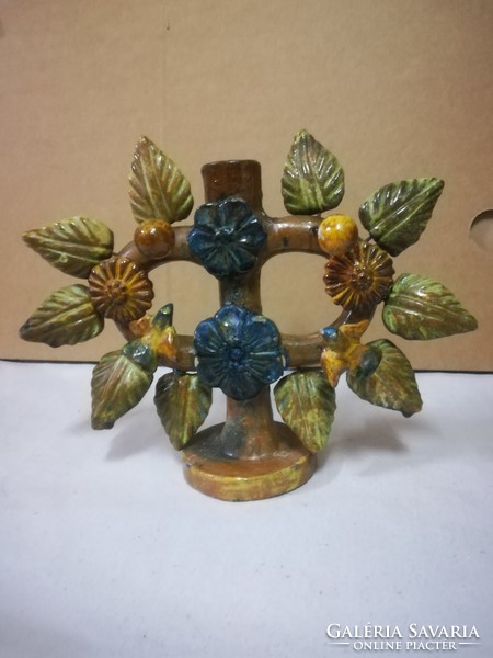 Incredibly beautiful tile candlestick!