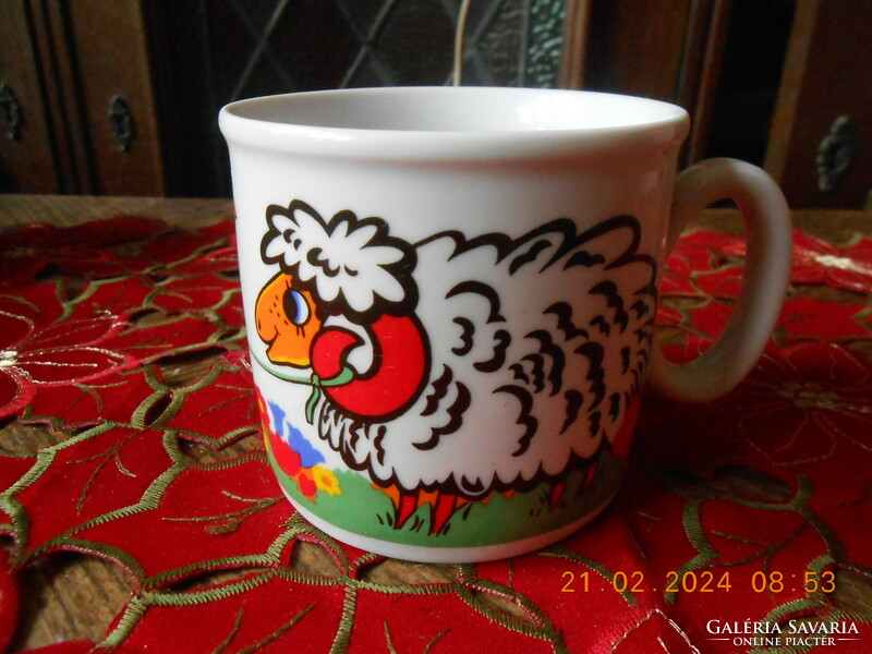 Zsolnay lamb children's mug