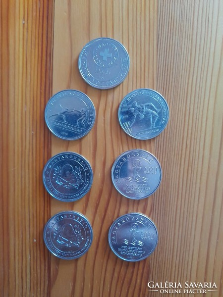 50 forintos érmék 8 db