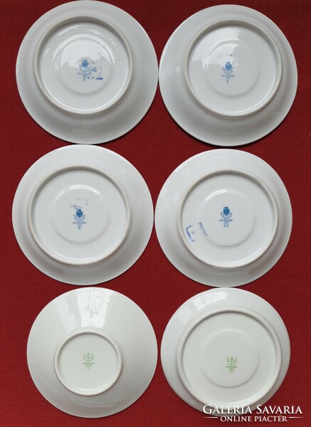 Pack of 6 Raven House porcelain saucers and plates