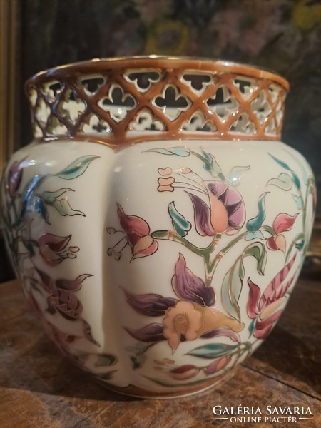 Original Zsolnay orchid pot (2.)